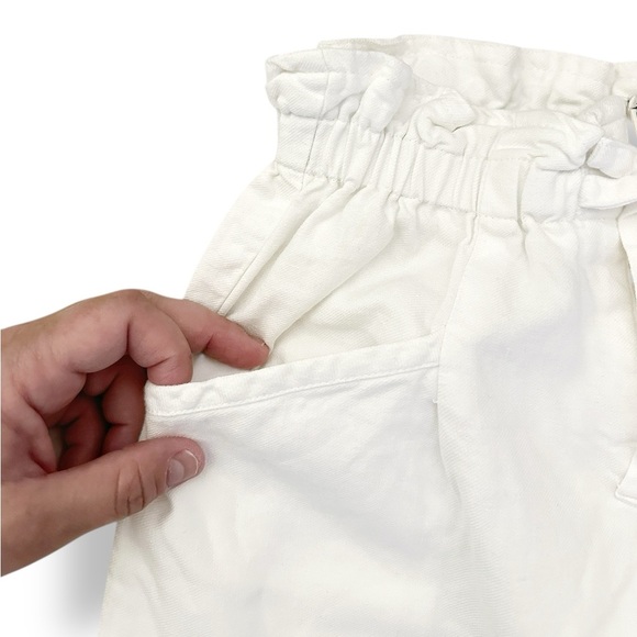 Zara | Girls’ Linen Blend Paper Bag Pants (10) 🤍 - Picture 3 of 6